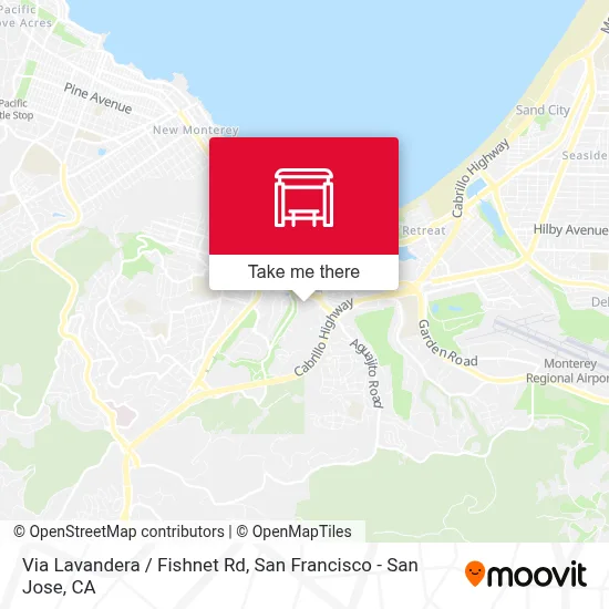 Via Lavandera /  Fishnet Rd map