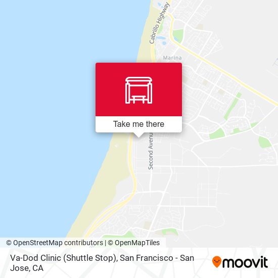 Mapa de Va-Dod Clinic (Shuttle Stop)