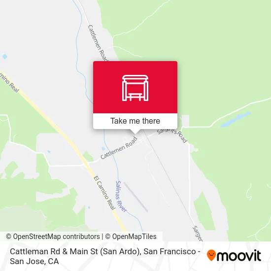 Cattleman Rd & Main St (San Ardo) map