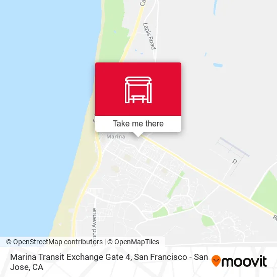 Marina Transit Exchange Gate 4 map