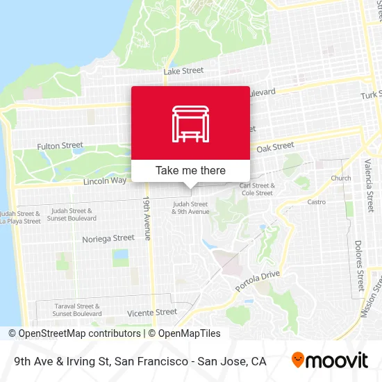 9th Ave & Irving St map