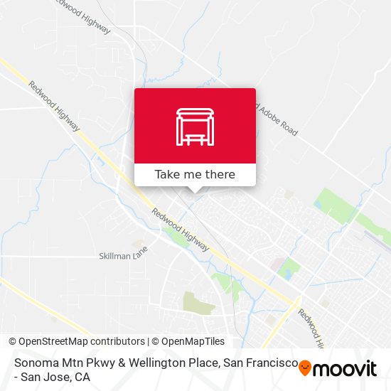 Sonoma Mtn Pkwy & Wellington Place map