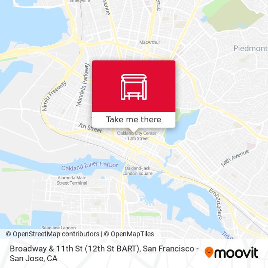 Mapa de Broadway & 11th St (12th St BART)