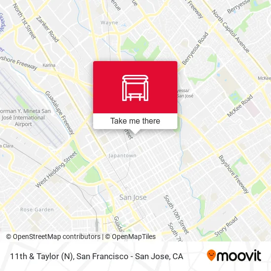 Mapa de 11th & Taylor (N)