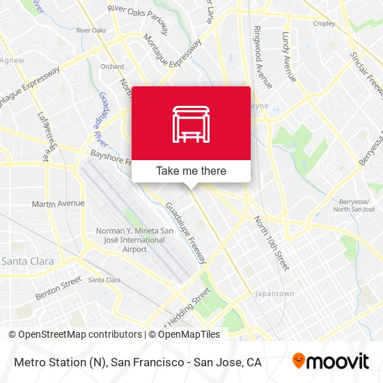 Mapa de Metro Station (N)