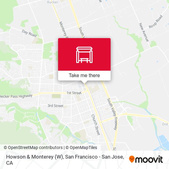 Howson & Monterey (W) map