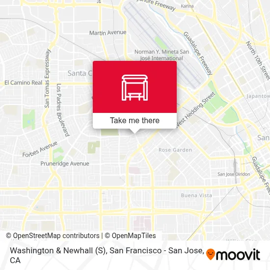 Washington & Newhall (S) map