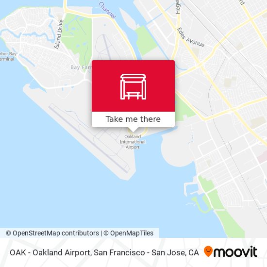 OAK - Oakland Airport map