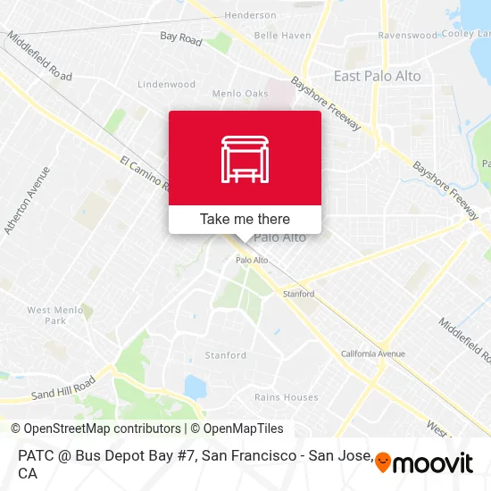 PATC @ Bus Depot Bay #7 map
