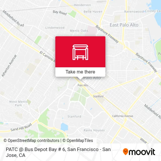 PATC @ Bus Depot Bay # 6 map
