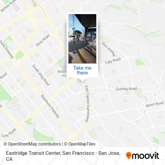 Eastridge Transit Center map
