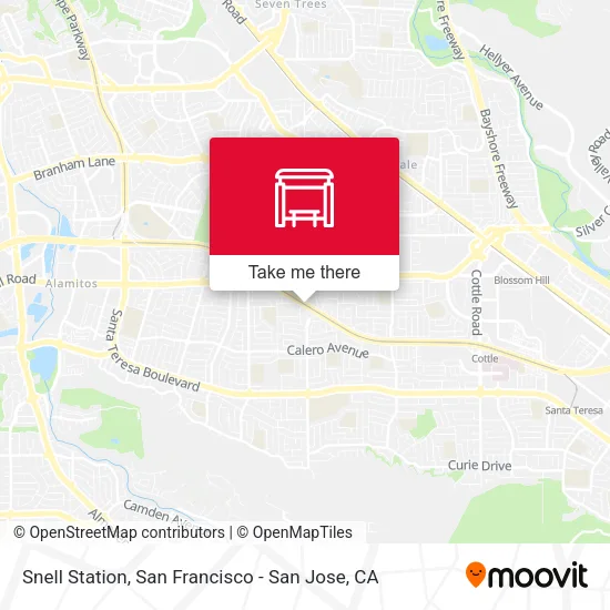 Snell Station map
