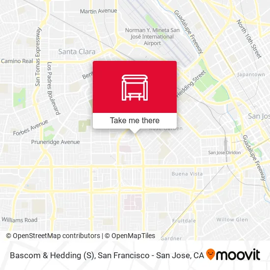 Mapa de Bascom & Hedding (S)