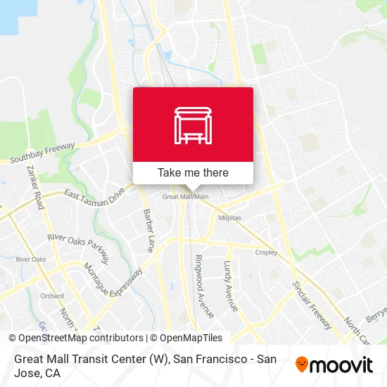 Mapa de Great Mall Transit Center (W)