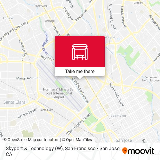 Mapa de Skyport & Technology (W)