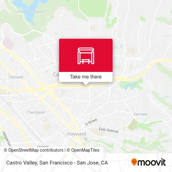 Castro Valley map