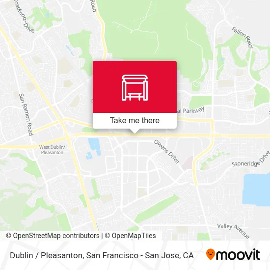 Dublin / Pleasanton map