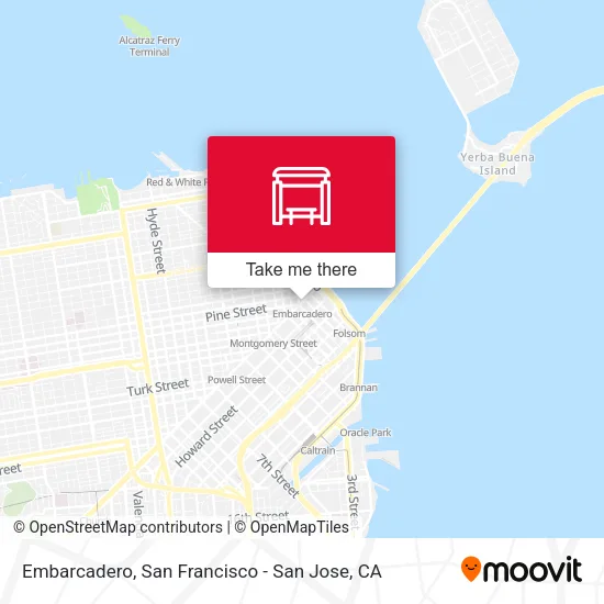 Embarcadero map