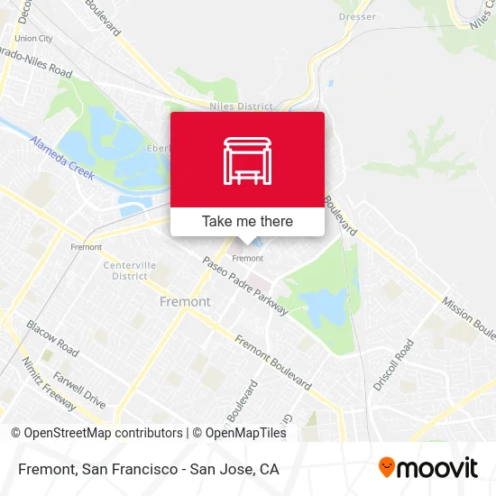 Fremont map