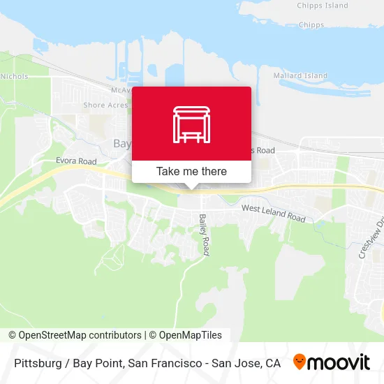 Pittsburg / Bay Point map