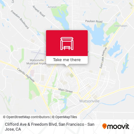 Clifford Ave & Freedom Blvd map
