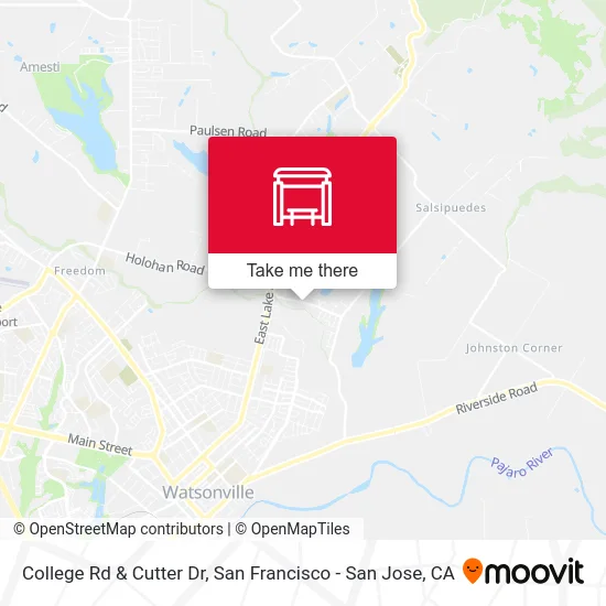 College Rd & Cutter Dr map
