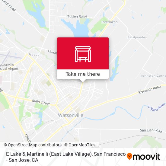 Mapa de E Lake & Martinelli (East Lake Village)