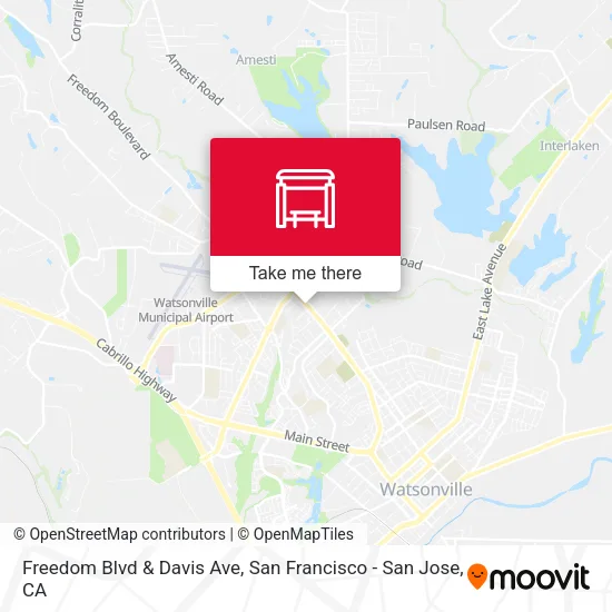 Freedom Blvd & Davis Ave map