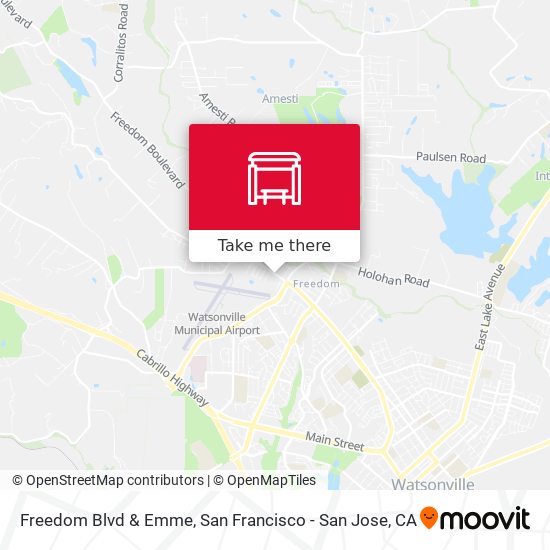 Freedom Blvd & Emme map