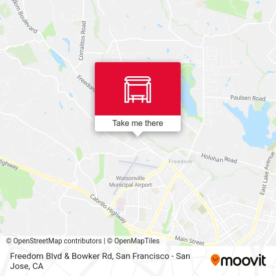 Freedom Blvd & Bowker Rd map