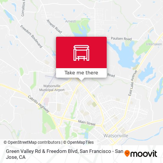 Mapa de Green Valley Rd & Freedom Blvd