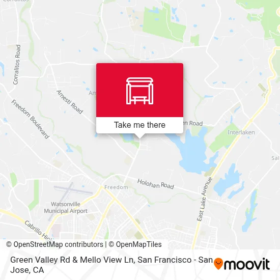 Green Valley Rd & Mello View Ln map