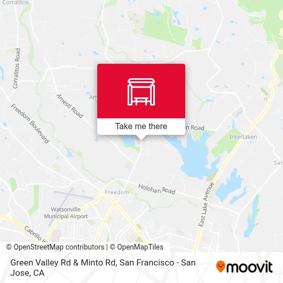 Green Valley Rd & Minto Rd map