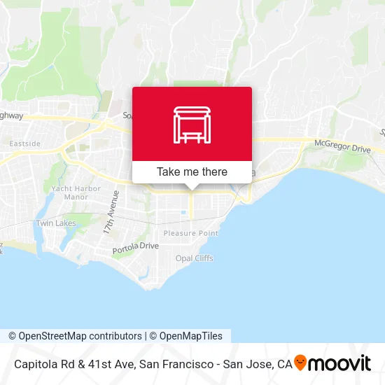 Mapa de Capitola Rd & 41st Ave