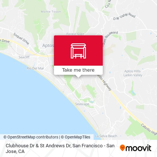 Clubhouse Dr & St Andrews Dr map