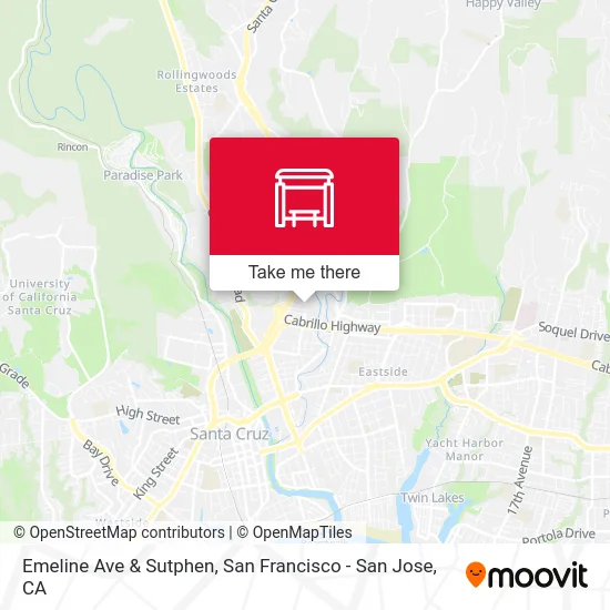Emeline Ave & Sutphen map