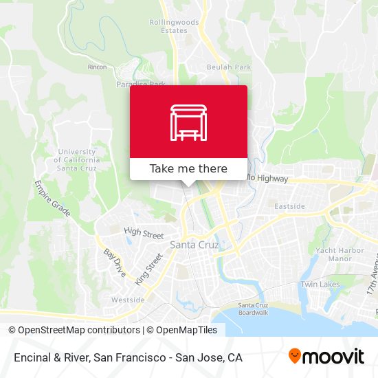 Encinal & River map