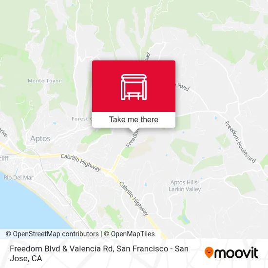 Freedom Blvd & Valencia Rd map