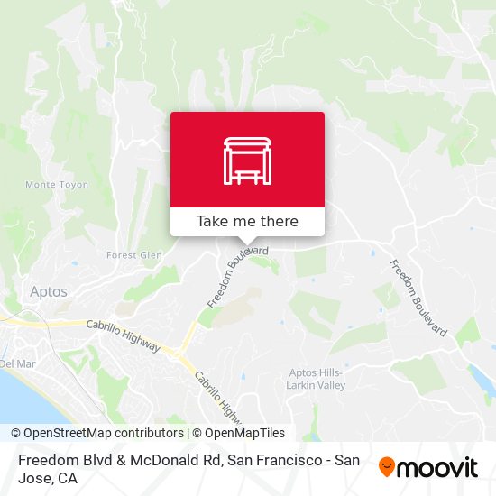 Mapa de Freedom Blvd & McDonald Rd