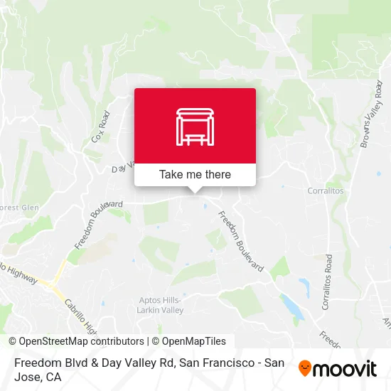 Freedom Blvd & Day Valley Rd map