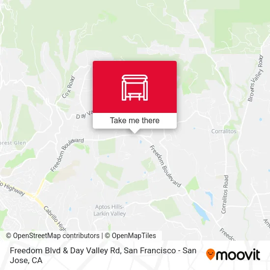 Freedom Blvd & Day Valley Rd map