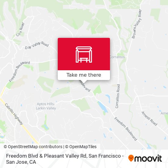 Mapa de Freedom Blvd & Pleasant Valley Rd