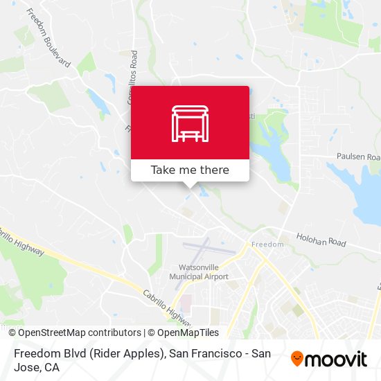 Mapa de Freedom Blvd (Rider Apples)