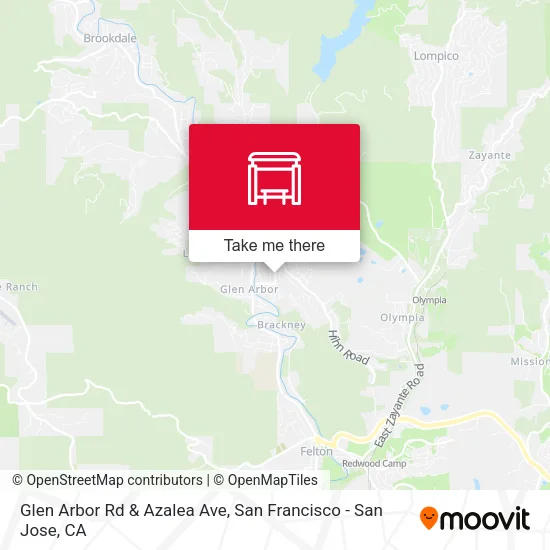 Glen Arbor Rd & Azalea Ave map