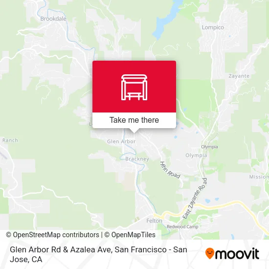 Glen Arbor Rd & Azalea Ave map