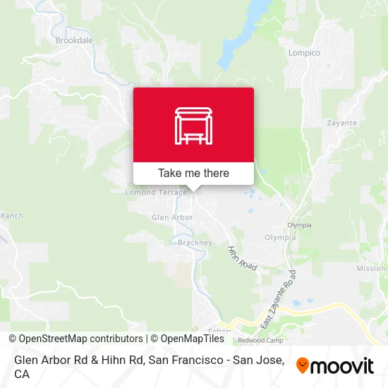 Glen Arbor Rd & Hihn Rd map