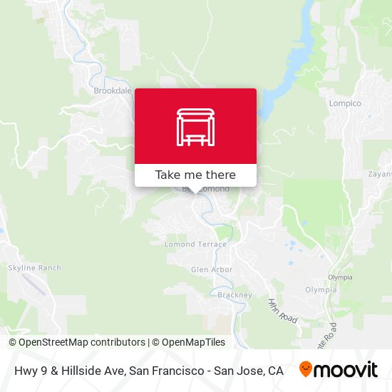 Hwy 9 & Hillside Ave map