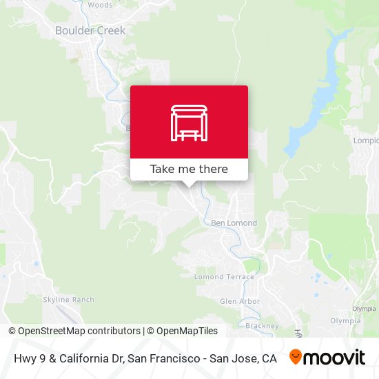 Mapa de Hwy 9 & California Dr