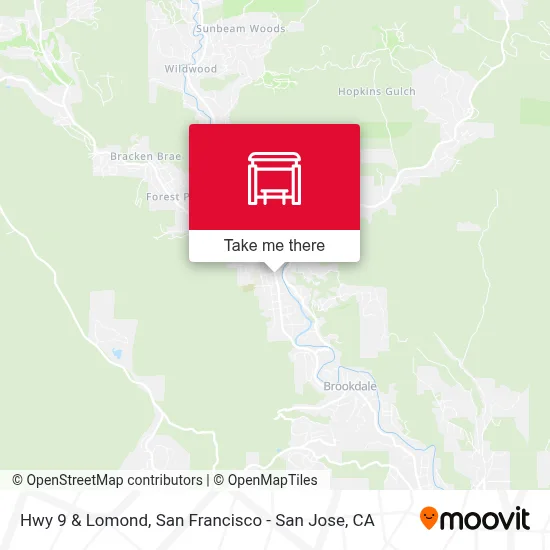 Hwy 9 & Lomond map