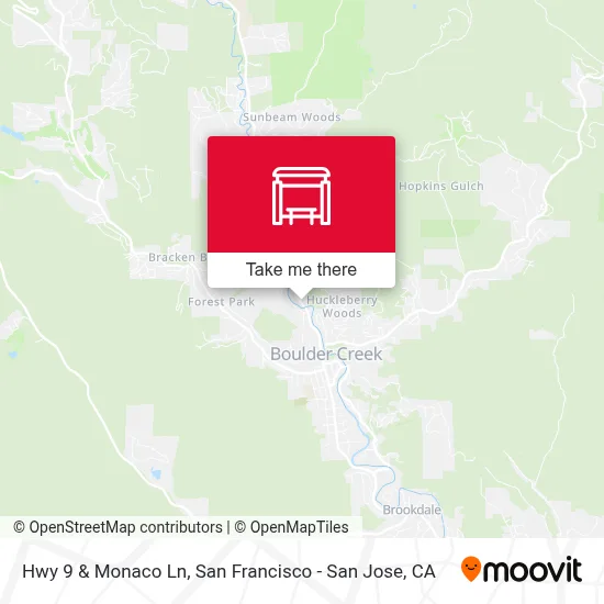 Hwy 9 & Monaco Ln map